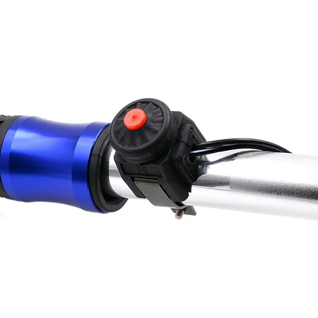 Handlebar Horn Switch Button Plastic Copper ATV Kill Switch Replacement for Dirt Bike 7 8 Inch Motorcycle