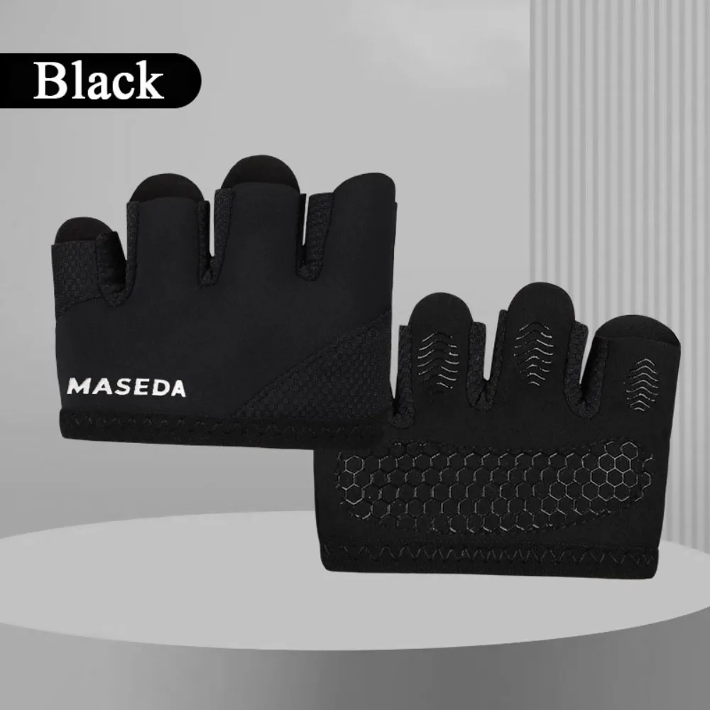 Durable Lightweight Workout Gloves Four-Finger Non-Slip Grip Sport Gloves Half-finger Gloves for Fitness Weightlifting&Training