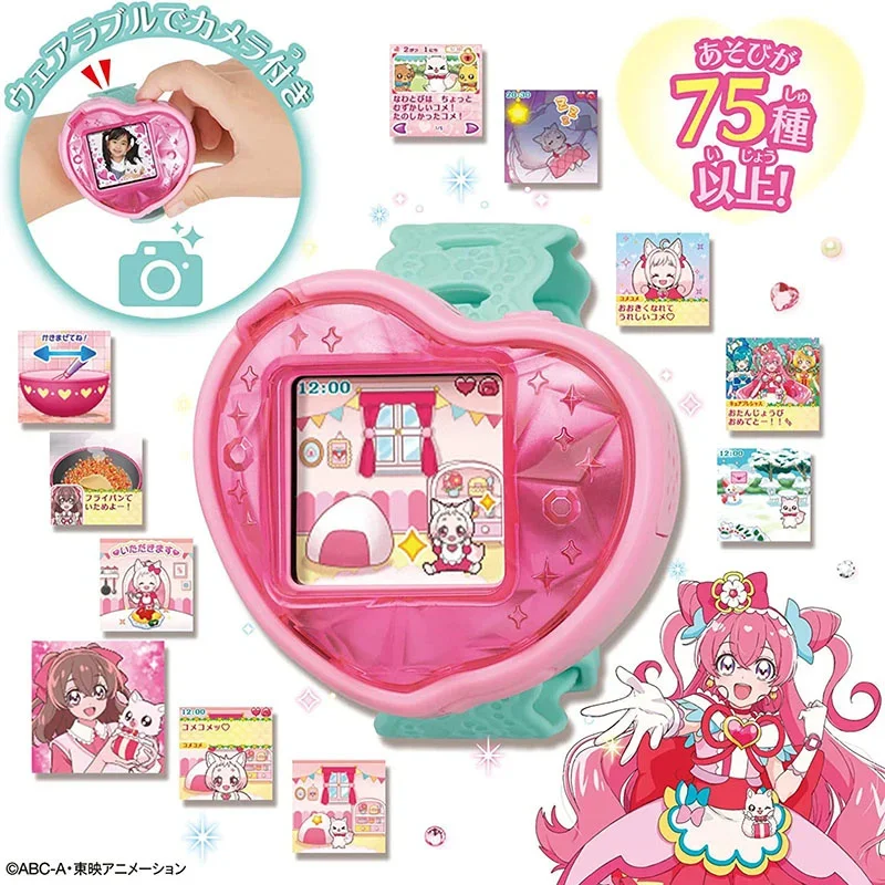 

Tamagotchi Bandai Original Pretty Cure Delicious Party Watch Bracelet Electronic Pet Machine Anime Action Figures Toys