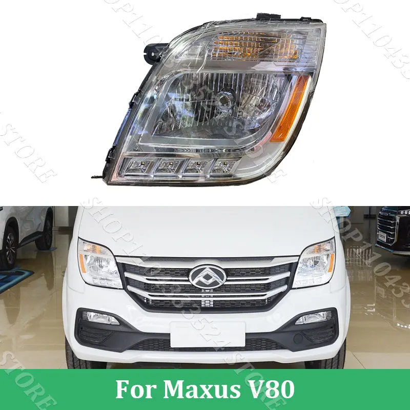 Front Bumper Headlight For Maxus V80 Head Light Head Lamp Headlight Headlamp Car Accessories C00090522 C00090521 C00000002