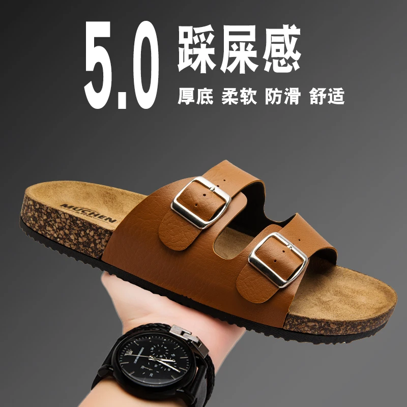 Neue Birken Hausschuhe für Herren und Damen, klassische Kork-Flip-Flops, grenzüberschreitende Außenhandel, Paar-Out-Hausschuhe, Herren-Sandalen
