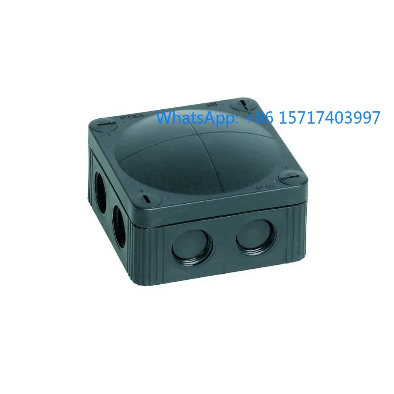 German Imported Wiska Outdoor Waterproof Junction Box Terminal COMBI308/5/S Bk