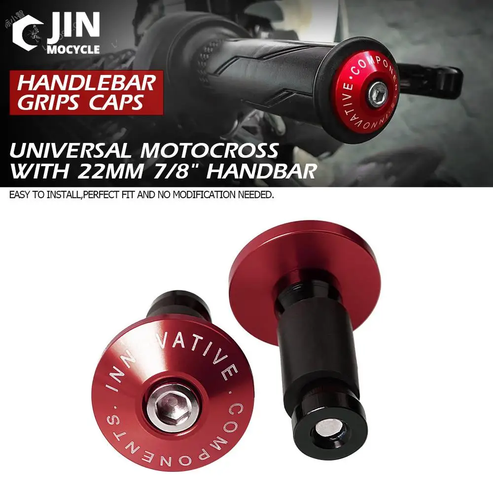 Handlebar Cap Grips End Plugs For Honda CR 125R 250R CRF250R CRF250X CRF450R CRF450X CRF450RX CRF250L/M CRF 250 RALLY 450R XR400