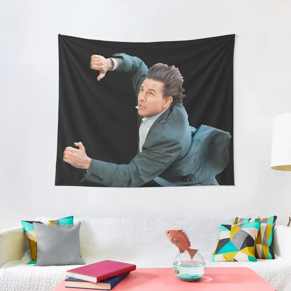 

Tom Cruise Hanging Off Your Stuff 2 Tapestry Mushroom Aesthetic Room Decor Tapestry