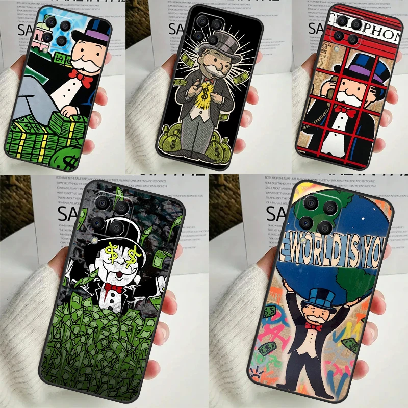 Dollar M-Monopolys For Samsung Galaxy M15 M55 M13 M33 M53 M21 M31 M51 M30s M20 M14 M34 M54 M12 M32 M52 Case