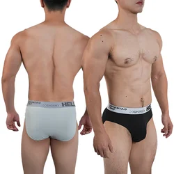 3pcs Letter Underwear Black Gray Summer Sports Underpant Youth Fit Breathable Briefs Mens Soft Elasticity Triangle Pants 40-90kg