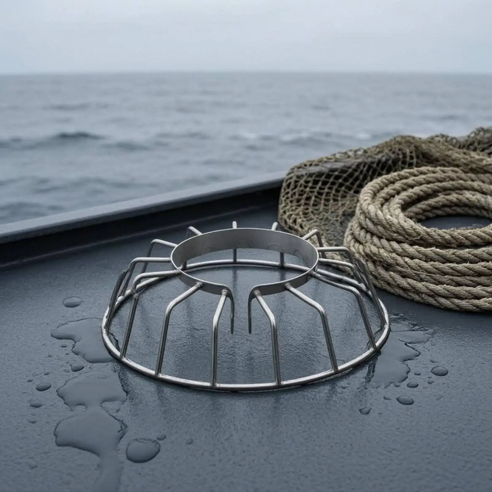 Rigid Metal Marine Propeller Guard Circular Protective Cage for Outboard Motor Accessory
