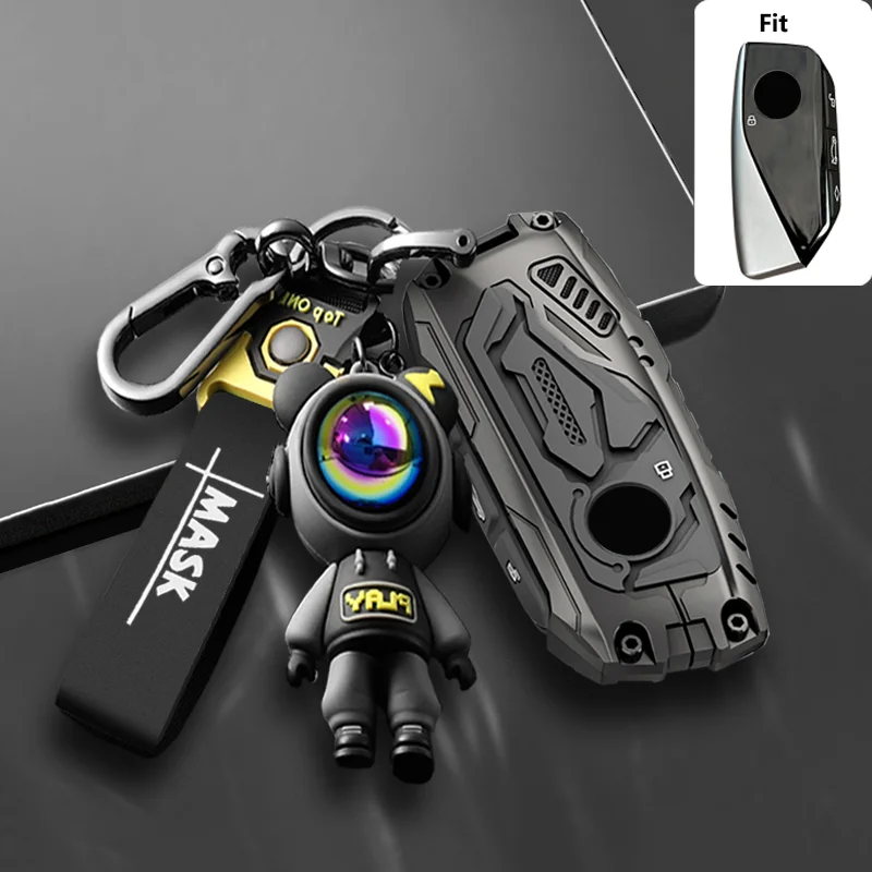 

NEW Armor Style for BMW Series 7 735 I 740 Li X7 X1 U11 2023 I7 G07 LCI XM 2024 Remote Smart Car Key Case Cover Fob Bag Holder