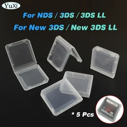 5/10 Pcs Clear Plastic Game Cartridge Case Dust Cover For Nintend NEW 3DS NEW 3DS LL NDS Dustproof Easy Storage Game Box