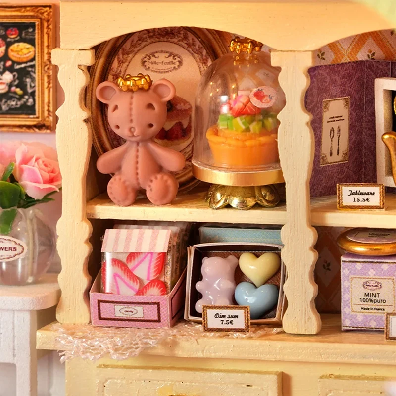 ouzey-wooden-dessert-shop-miniature-model-kits-with-furniture-led-lights-diy-dollhouse-for-friends-birthday-gift