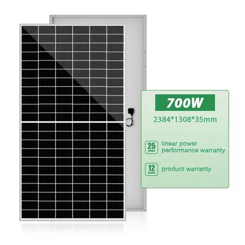 Solar Power Panel，700W 132 Cells Monocrystalline，PV Module，Efficiency Long Warranty，Home Solar Energy System Roof Installation