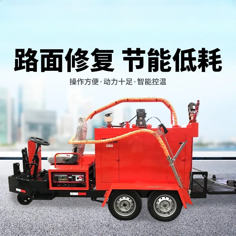 Small Hand Push Asphalt Pavement Grouting Machine Crack Repair Caulking Machine