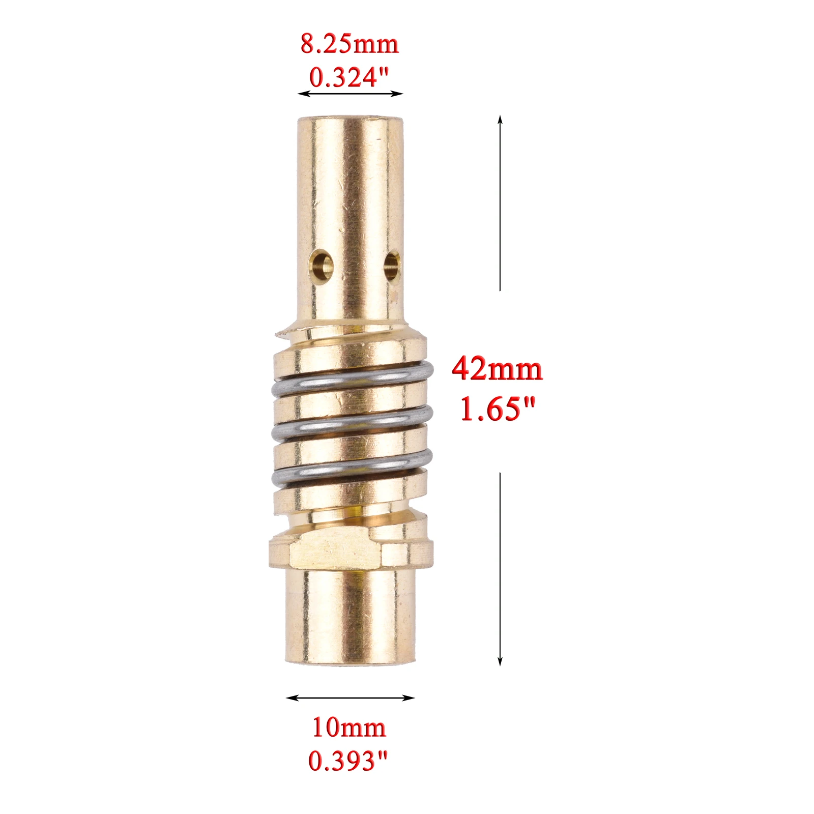 Consumibles de antorcha de soldadura, soporte de punta de boquilla de Gas de antorcha MIG MAG 15AK, 30/60 piezas, 15AK, 0,8mm, 0,9mm, 1,0mm