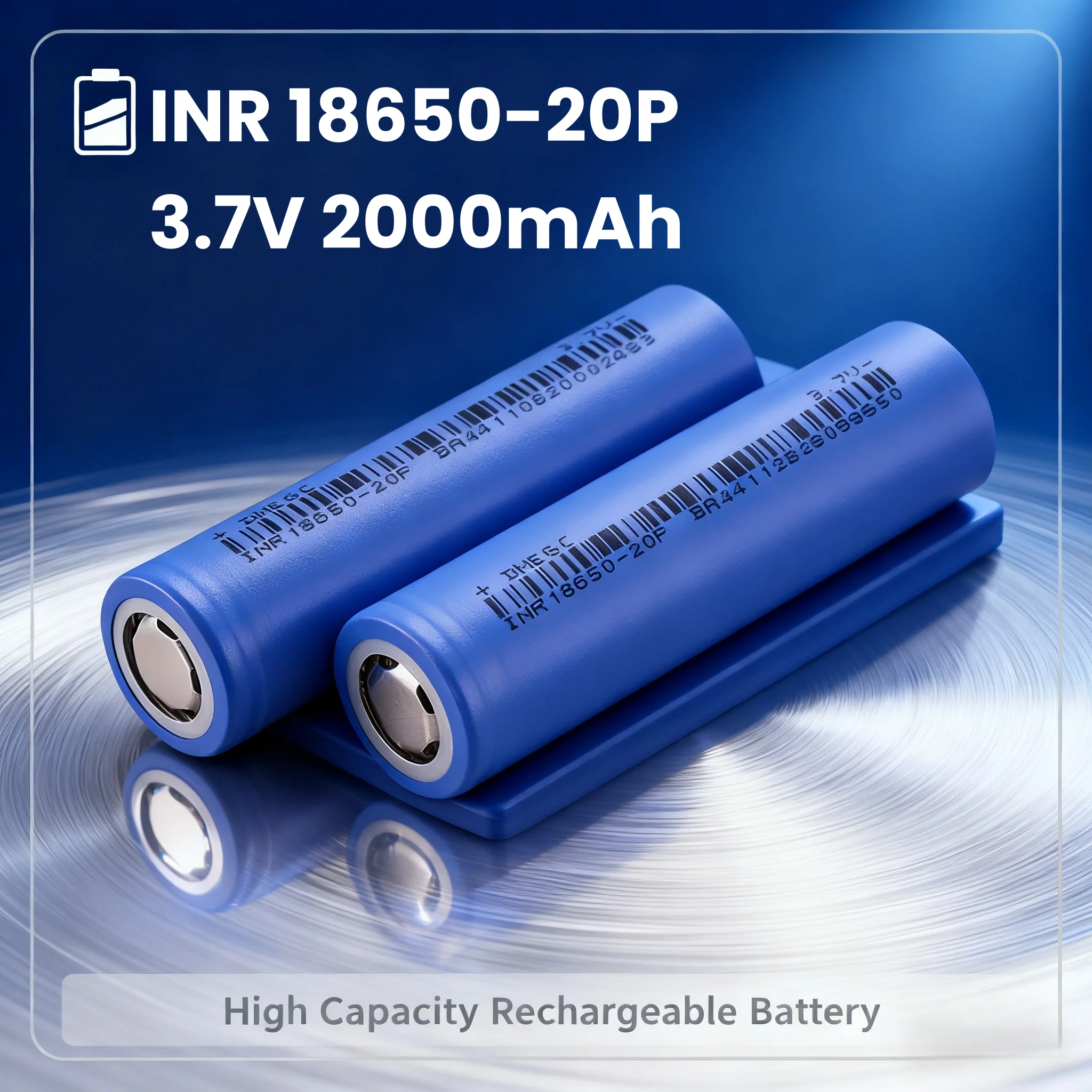 

High Performance NCR18650 2000mah Battery | 30A Continuous Discharge 3.7V Li-ion | for Vape Mod Flashlight | Ready to Use & Safe
