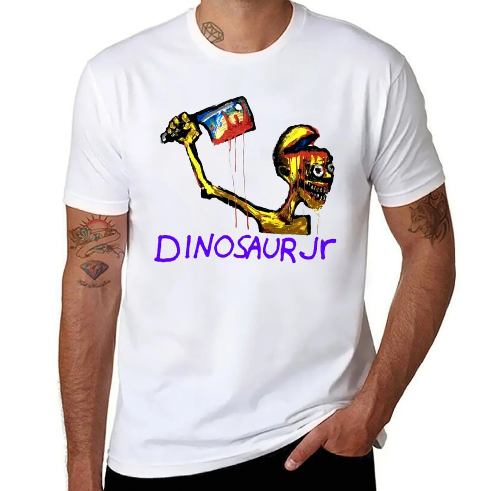 

Cartoon Character - Dinosaur Jr. T-Shirt anime tshirt t shirt man designer T-Shirt