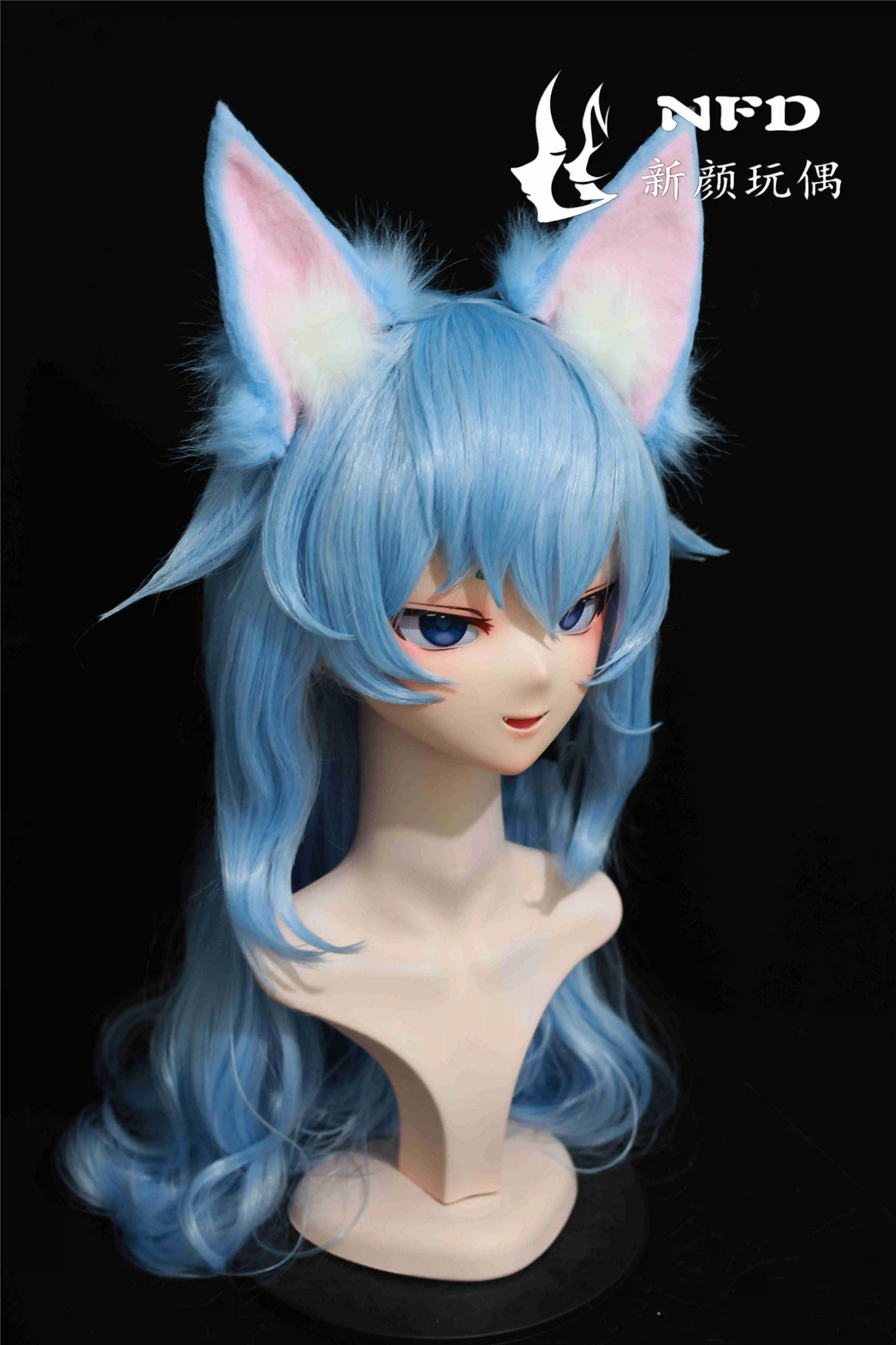 

(NFD076)Customize Full Head With Lock Crossdress Doll Female/Girl Japanese Anime Cartoon Character Kig Cosplay Kigurumi Mask