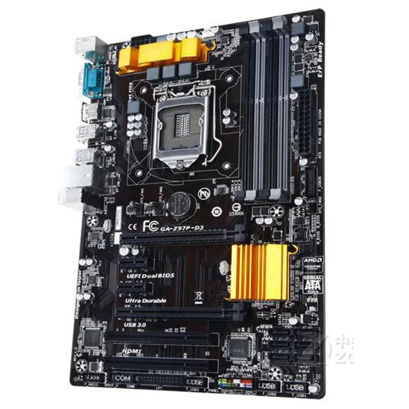 Для GA-Z97P-D3 материнских плат LGA 1150 DDR3 32 Гб Intel Z97 разгон десктопная материнская плата SATA III USB3.0