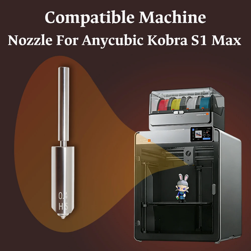 For Anycubic Kobra S1 Max Nozzle Heatbreak Hotend Quick Install Replacement Kobra S1 Max Zubehör Kobra S1 Max Nozzle Parts