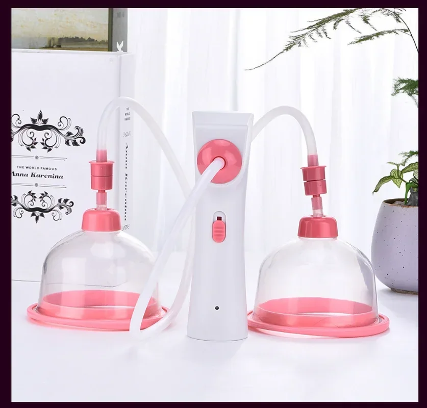 Professional Breast Massage Electromechanical Beauty Breast Enhancement Machine 2 Sizes of Vacuum Breast Pump Design Suction Cup