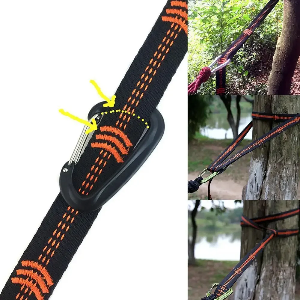 Polyester Hammock Straps Belts, Extra Strong, Lightweight Ropes, 600 LBS Breaking Strength, No Stretch, 1 Pc, 2Pcs