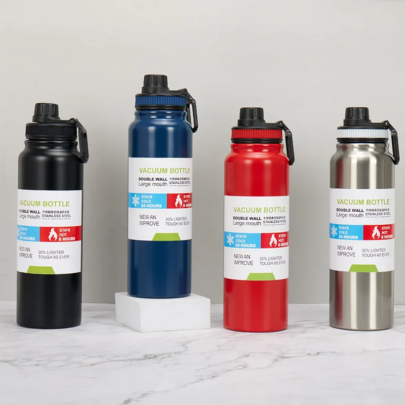 Outdoor Thermos Bottle  Vacuum Flask Stainless Steel Car Thermal Cup Keeps Cold and Heat Thermal Mug Sports Insulated Cup