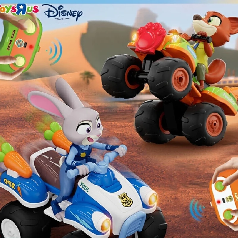

Disney Zootopia Atv Nick Judy Children'S Inertial Car Remote Control Car Series Toy Ornaments Handsome Car To Send Friends A Sur