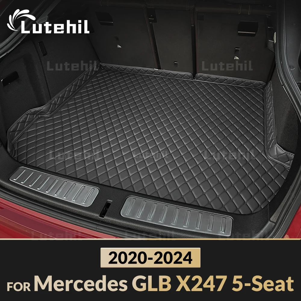 

Lutehil Car Trunk Mat For Mercedes Benz GLB Class 5-Seat X247 2020 2021 2022 2023 2024 Auto interior Accessories