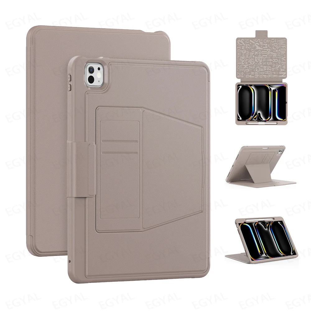 

For iPad Pro 13 M5 2025 Smart Cover for iPad M4 Pro 13 inch model A2925 A2926 Multi-fold Back suction Tablet Case for A3007