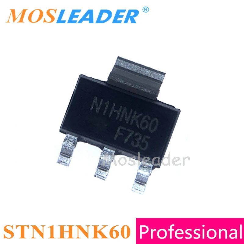 Mosleader STN1NK60Z STN1HNK60 SOT223 100PCS 1000PCS STN1NK60 N-Channel Made in China High quality