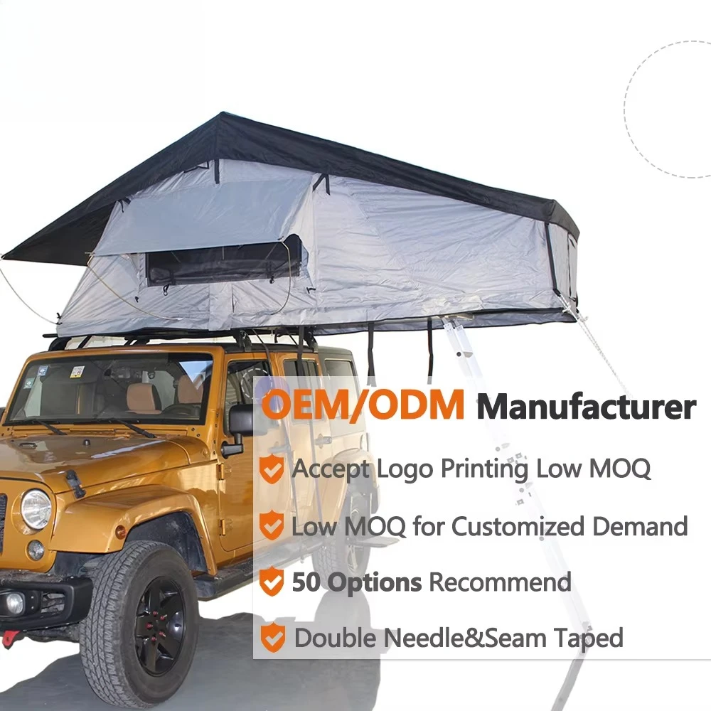Sunday Campers Custom Soft Shell Roof Top Tent Light Weight Gamping Outdoor Camping Car Rooftop Tent Premium