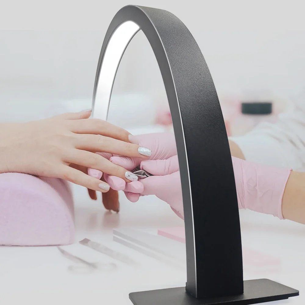 Imagem -03 - Led U-forma Luz de Preenchimento com Cabo Usb Switch Candeeiro de Mesa para Salão de Beleza Nail Shop Half Moon Profissional Unhas Luzes Unhas Luzes