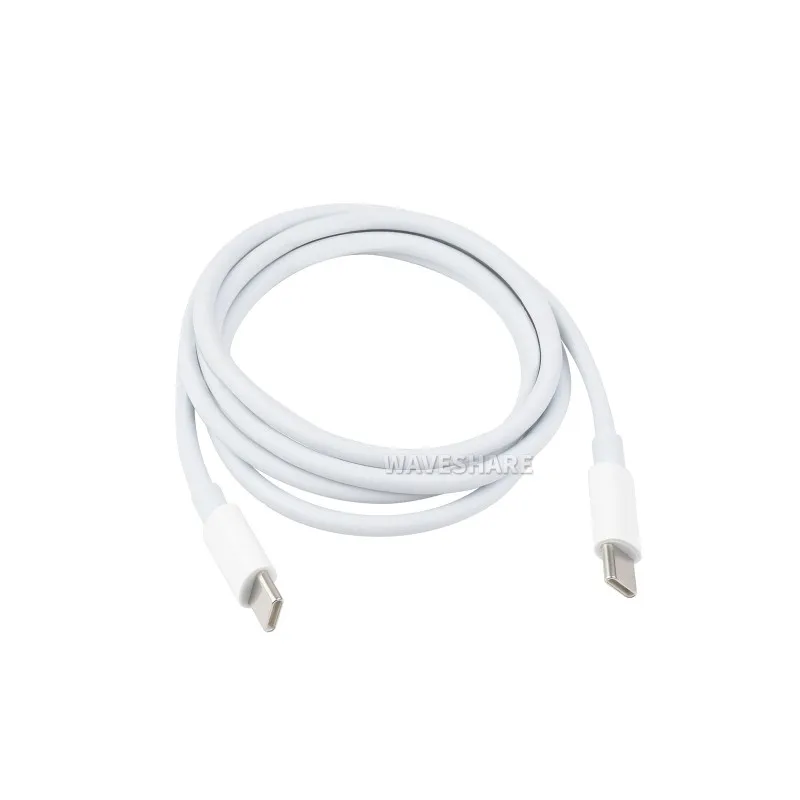 WaveshareType-C to Type-C 100W Fast Charging Data Cable, 1m Cable Length, Supports 5A High Current