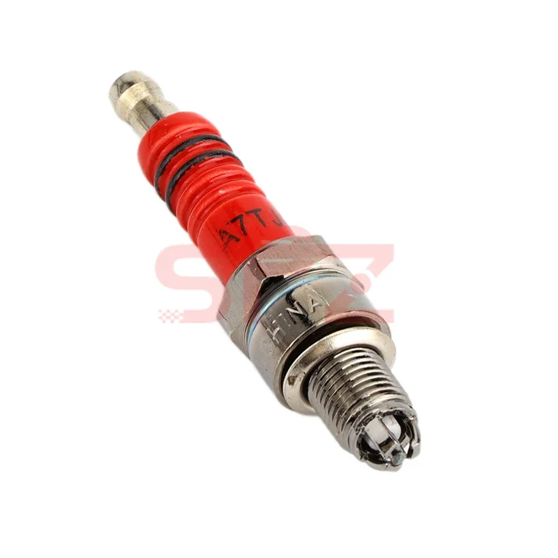 Свеча зажигания A7TC A7TJC 3 электрода GY6 50cc-125cc мопед скутер ATV квадроцикл мотоцикл зажигание грязь питбайк детали для мотокросса