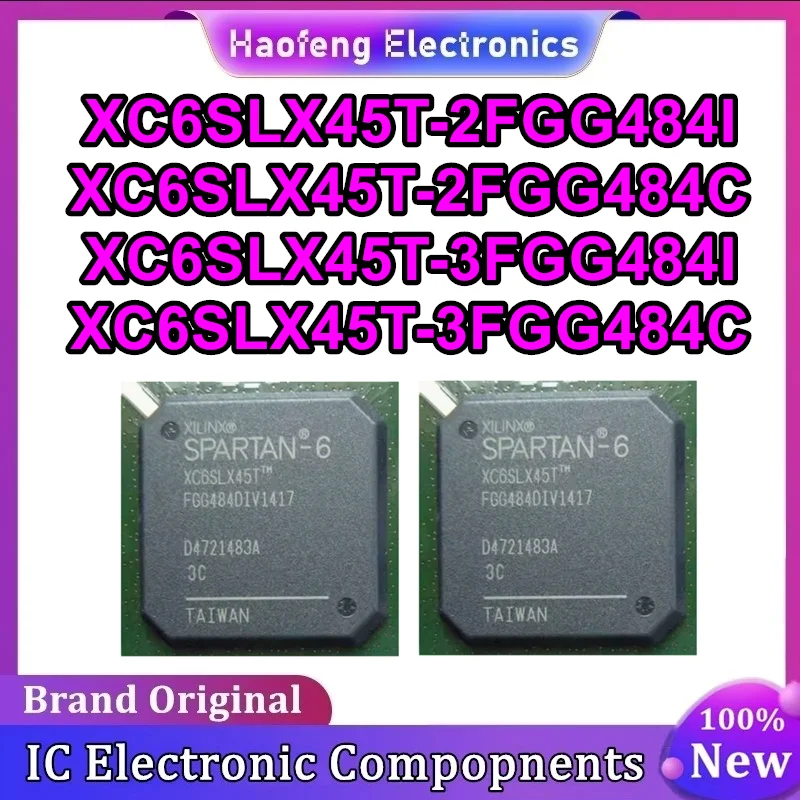 XC6SLX45T-2FGG484I XC6SLX45T-2FGG484C XC6SLX45T-3FGG484I XC6SLX45T-3FGG484C BGA-484 IC Chip 100% New Original in stock