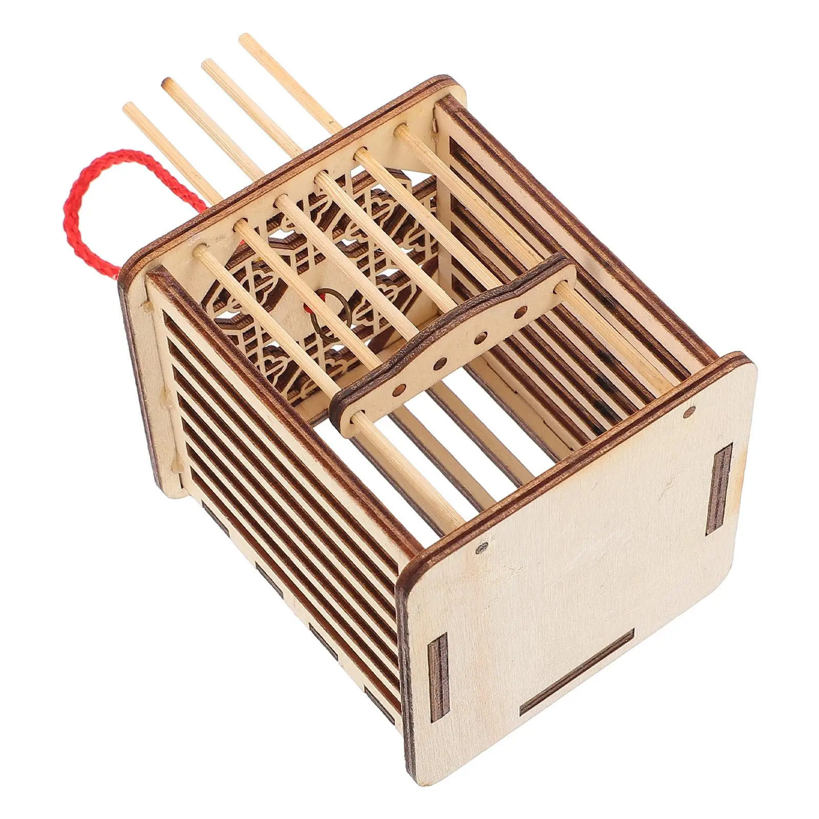 

2PCS Square Wooden Cage Insect Breeding Transport Box Lightweight Portable Gift For Natural Science Pet Supplies
