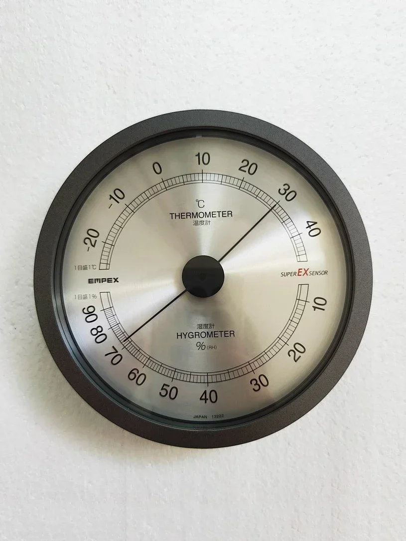 

Original imported EMPEX Thermohygrometer EX-2727 Household Temperature and Humidity Detection Measurement Tester