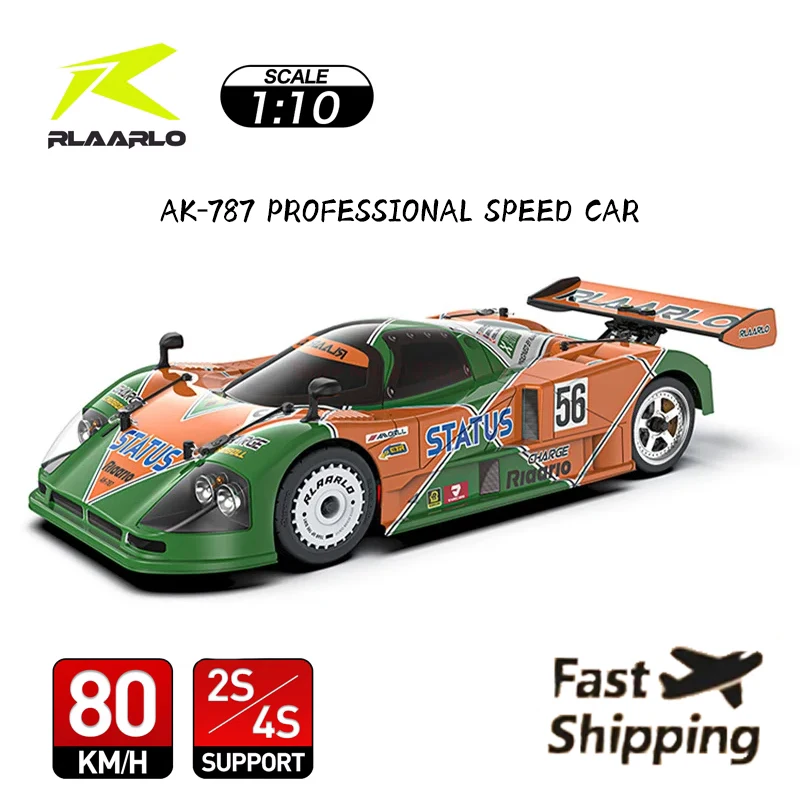 

Rlaarlo Ak-787 1/10 Rc Car 2.4g 4wd High Speed Brushless Remote Control Drift Car Children Toy Car Model Adult Toy Gift Box