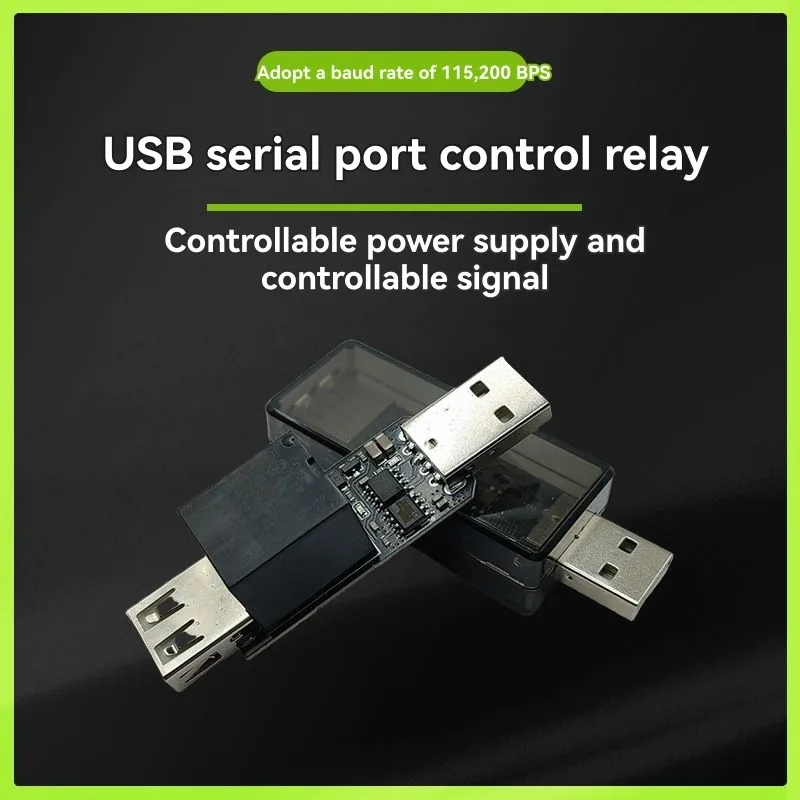 

A23F-USB Serial Control Relay With 5V Voltage Output Computer PC 232 Command Timing Power Test Module