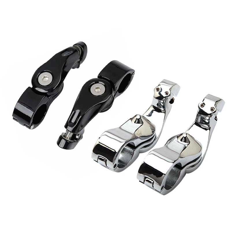 

1-1/4Inch Short Angle Highway Pegs Mount Kit For Touring Electra Road Glide Engine Guard Foot Pegs Mount