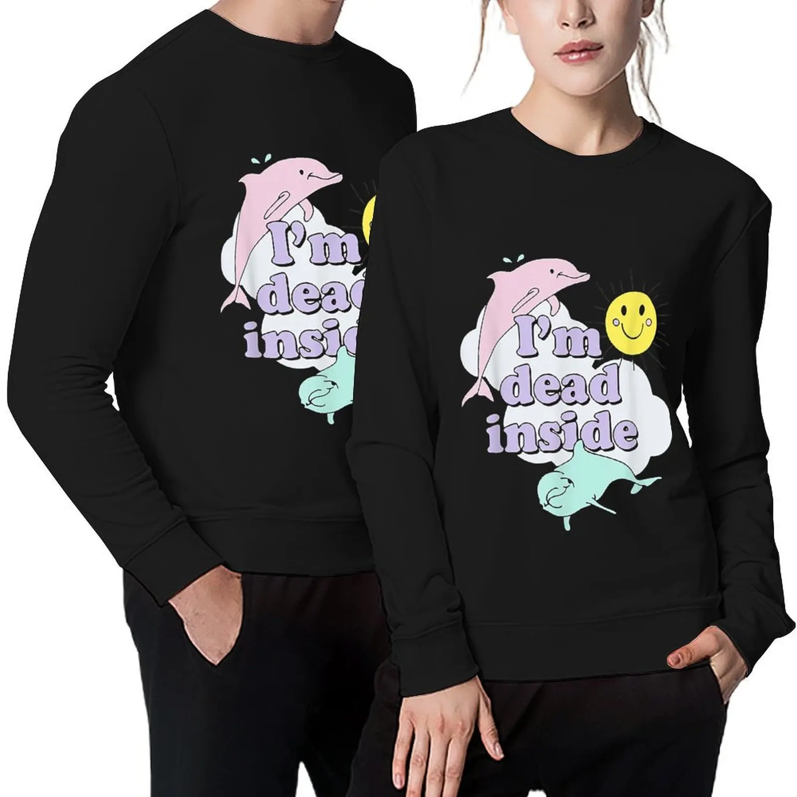 

I'm Dead Inside Pullover male clothes anime clothes autumn jacket men winter clothes anime sweatshirt
