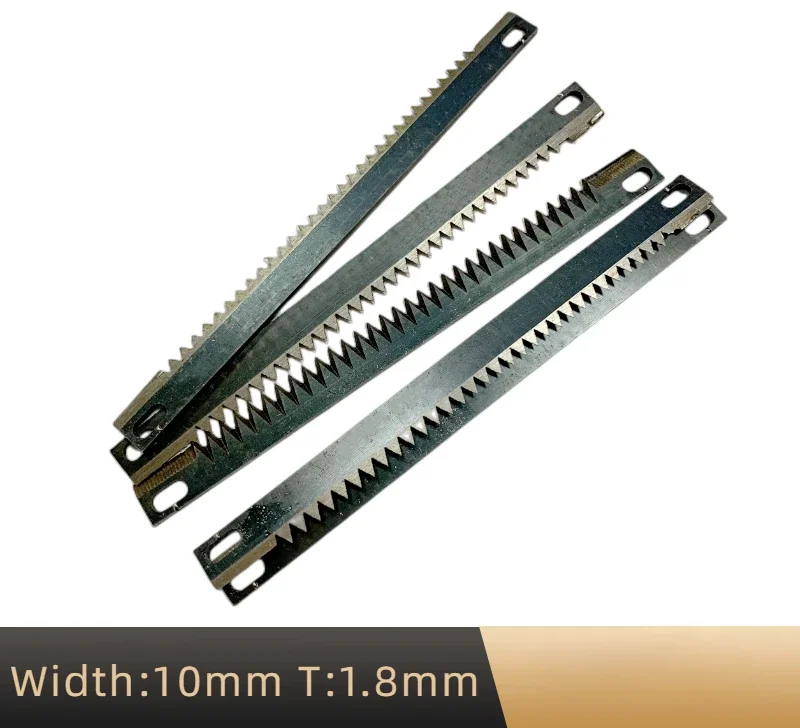 10 قطعة شفرة تقطيع التعبئة العمودية أكياس الشاي شفرة القطع العرض: 10 مللي متر أدوات مسننة سكين لآلة التعبئة