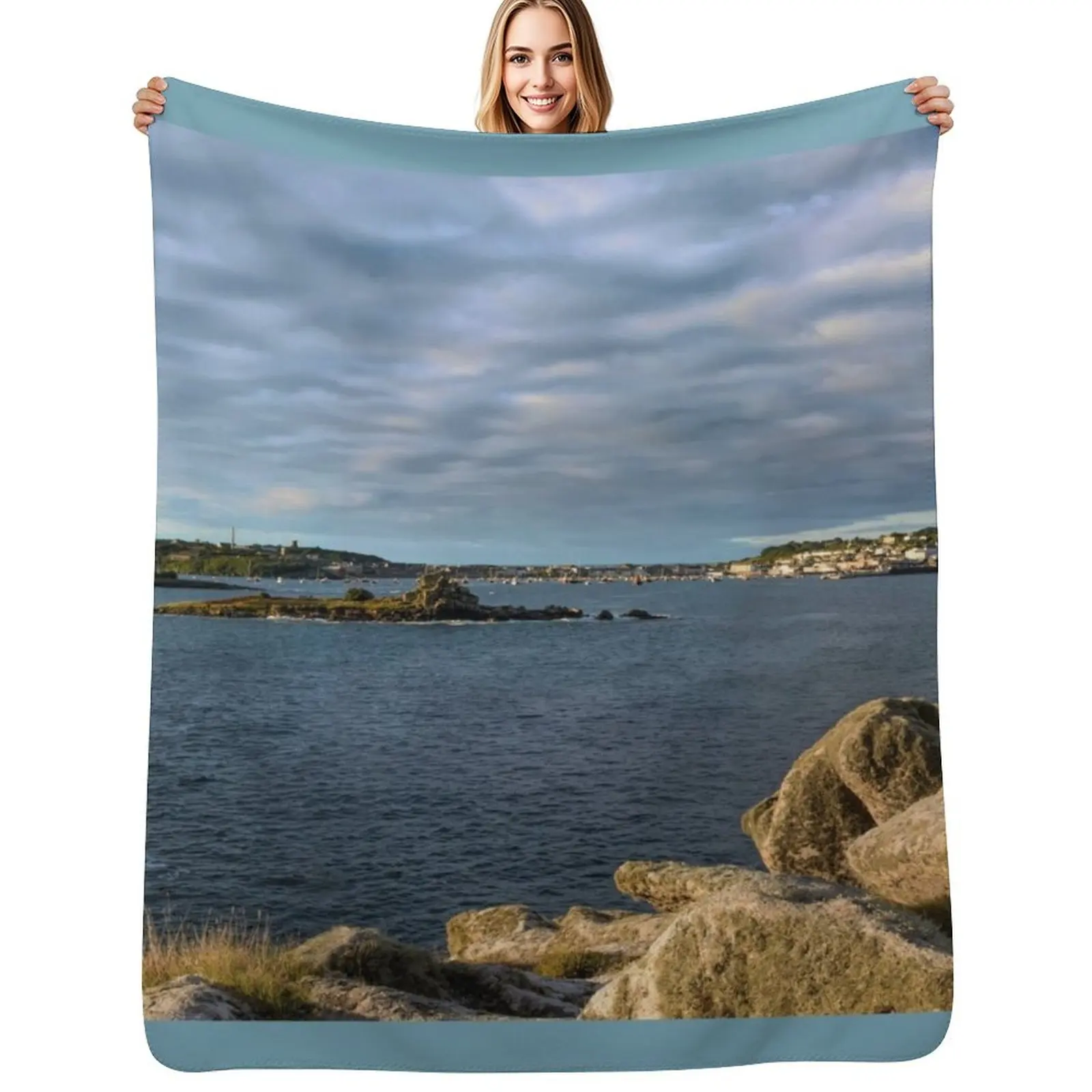 St Marys, Isles of Scilly Throw Blanket Camping funny gift Personalized Gift warm winter anime Tourist Blankets