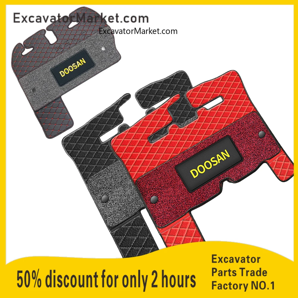 Cab Anti-dirt Anti-skid Carpet Anti-dirt Mat For Excavator Doosan Dx Dh55 60 130 150 220 215 225 260 300 X Excavator Accessories