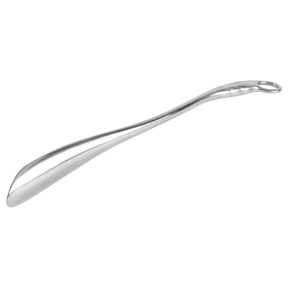 Stainless Steel Shoehorn Shoe Lifter Tool Extra Long Handle For Elderly Pregnant Women Metal Shoe Horn Comfortable Easy