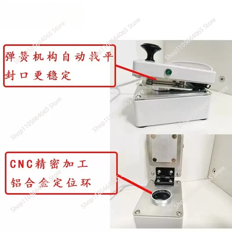 Electric coffee capsule sealing machine - Portable aluminum foil packaging sealing film