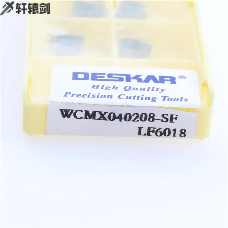 10 قطعة WCMX030208 WCMX020408 WCMT050308 WCMT06T308 WCMT080412 SF LF6018 2d 3d 4d 5d U-مثقاب الخشب إدراج أو كربيد إدراج