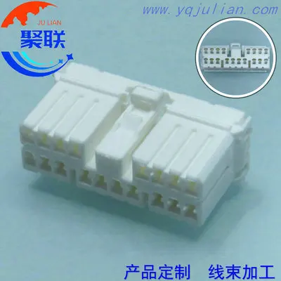 Auto 18pin plug 173853-1 368544-1 wiring unsealed electrical connector with terminals