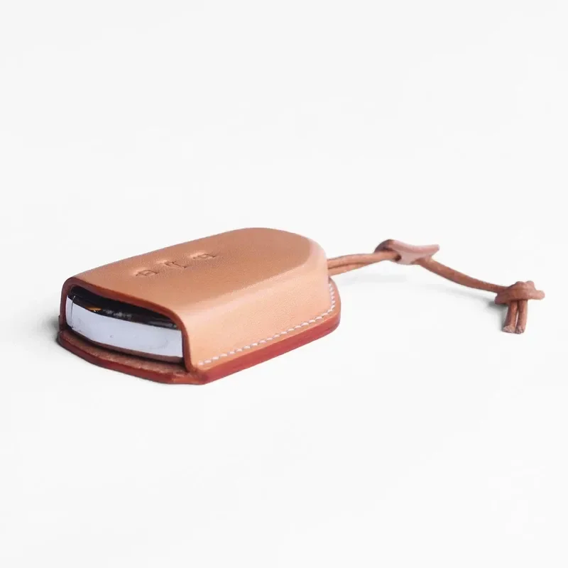 for Volkswagen ID3 ID4 ID5 ID6 ID7 Handmade Vegetable Tanned Leather Key Bag Simple Customized Key Cover