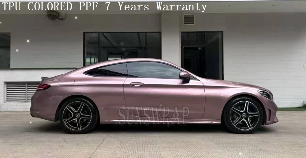 TPU PPF Crystal Antique Copper Full Vehicle Kit Wet Tuck Install for Super Yacht & Classic Car - Self-Healing Film 5x52ft/roll
