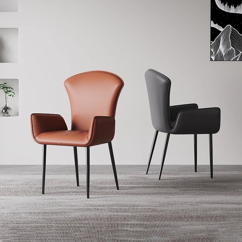 

Italian minimalist high back dining chair designer modern minimalist restaurant hotel coffee desk dresser st
